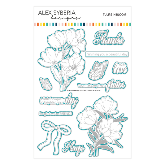 Alex Syberia Designs Tulips in Bloom Die Set