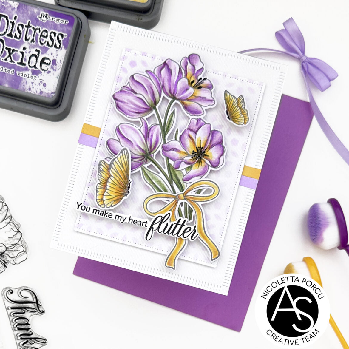 Alex Syberia Designs Tulips in Bloom Die Set