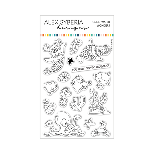 Alex Syberia Designs Underwater Wonders Stamp Set