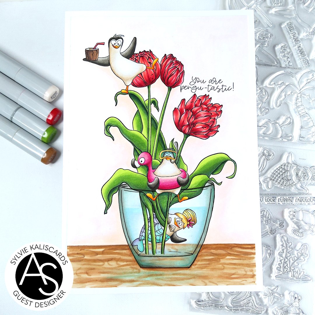 Alex Syberia Designs Underwater Wonders Stamp Set