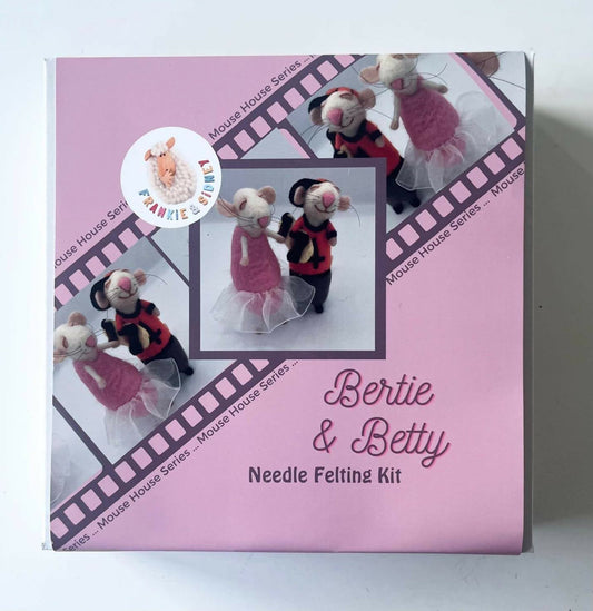 Bertie and Betty Mice Felting Kit 1