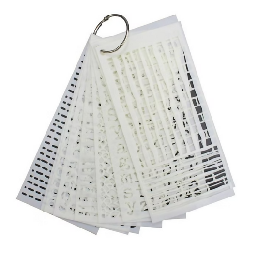 Bundle - 3 Stencil’s set with free bonding ring