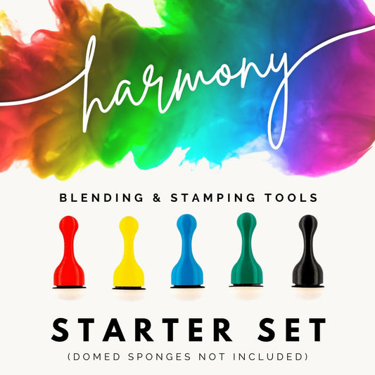 Mama Makes Harmony blending tool starter set with domed sponges