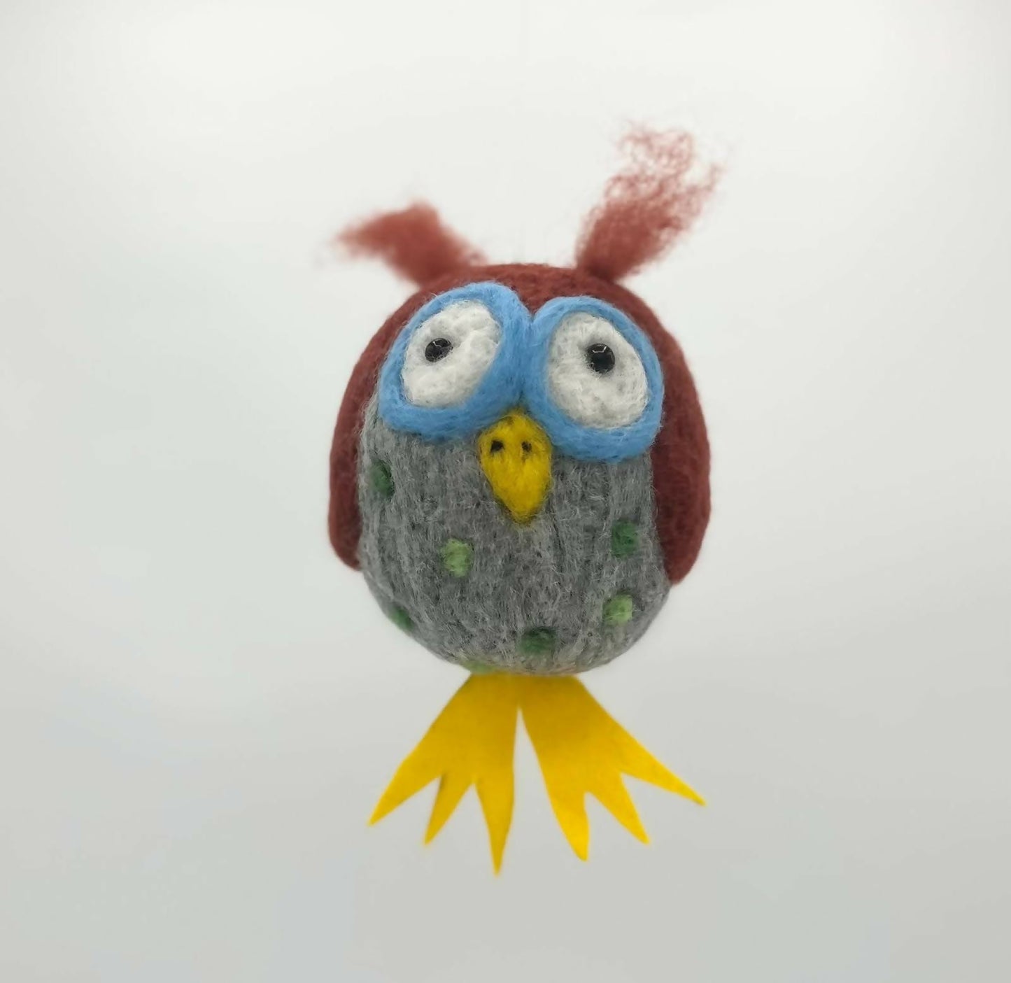Ollie Owl Bouncer Mobile Character Felting Kit 2