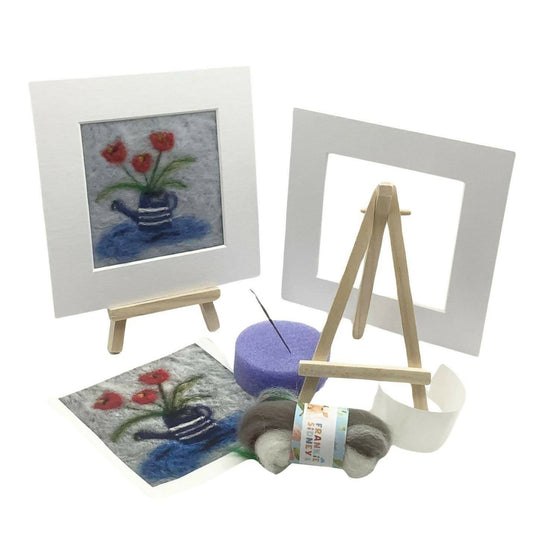 Poppy Jug Mini Picture Felting Kit 1