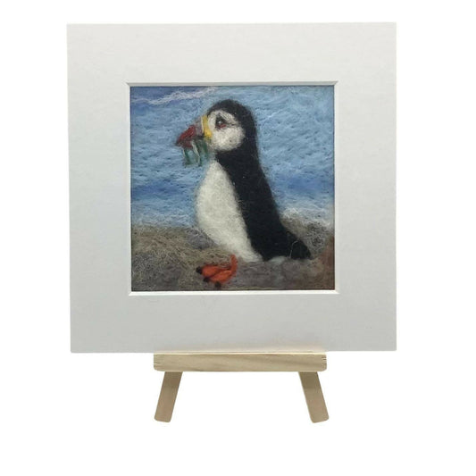 Puffin Mini Picture Felting Kit 1