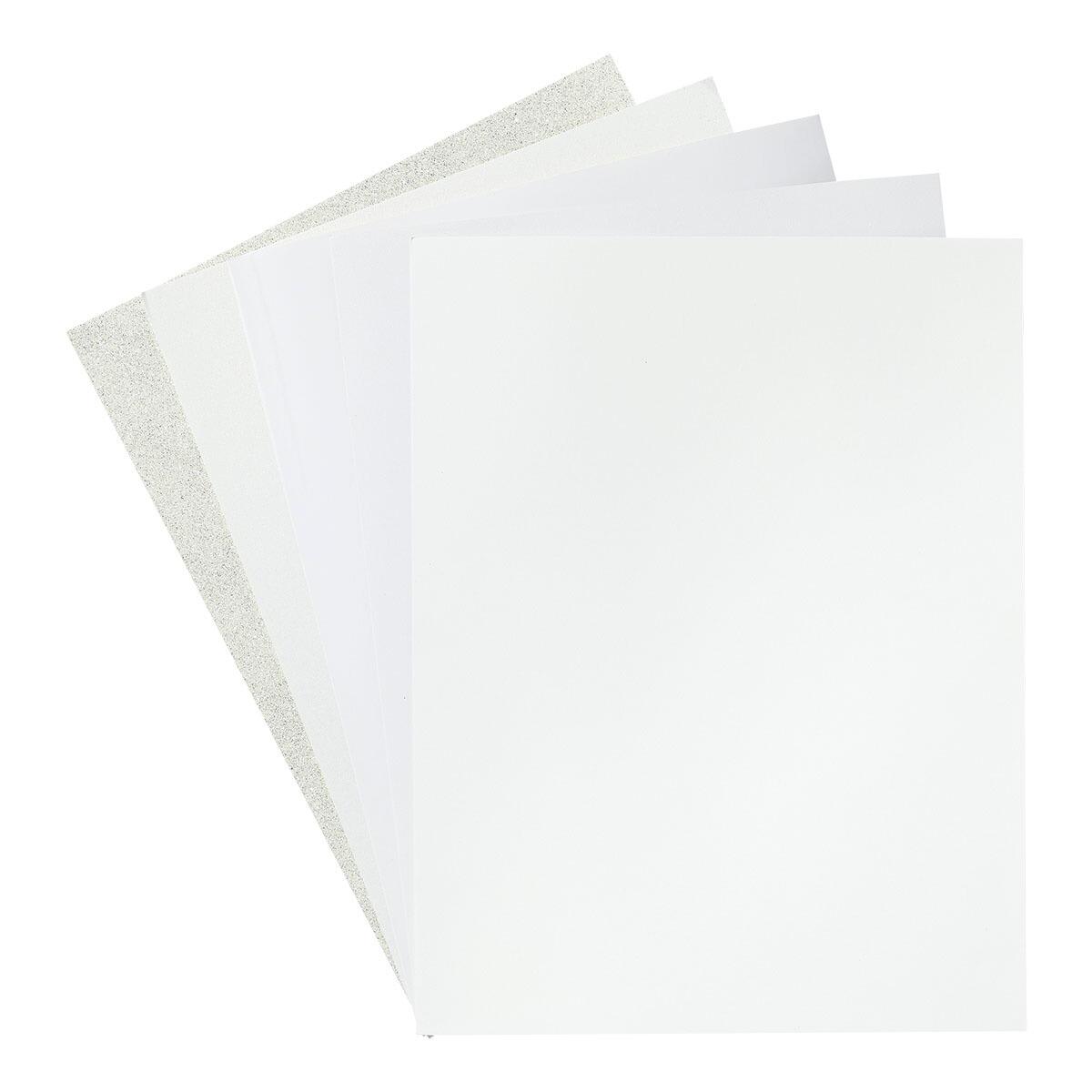 Spellbinders Antique White Assorted Treasured Cardstock 8 1/2" x 11" - 15 Sheets -  Spellbinders - 1