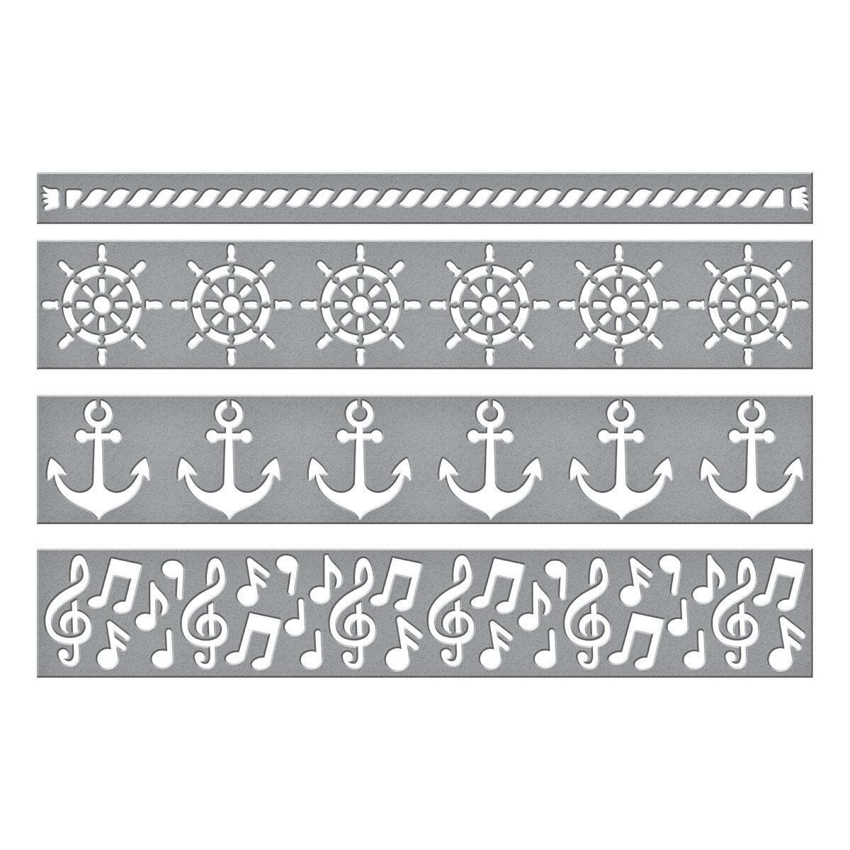 Spellbinders Classic Mouse Borders Etched Dies from the Say Cheese Classic Mouse Collection