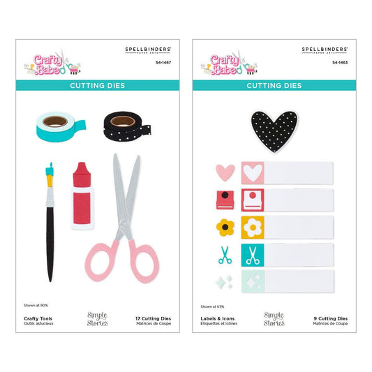 Spellbinders Crafty Babe Die Bundle with Simple Stories -  Spellbinders - 1