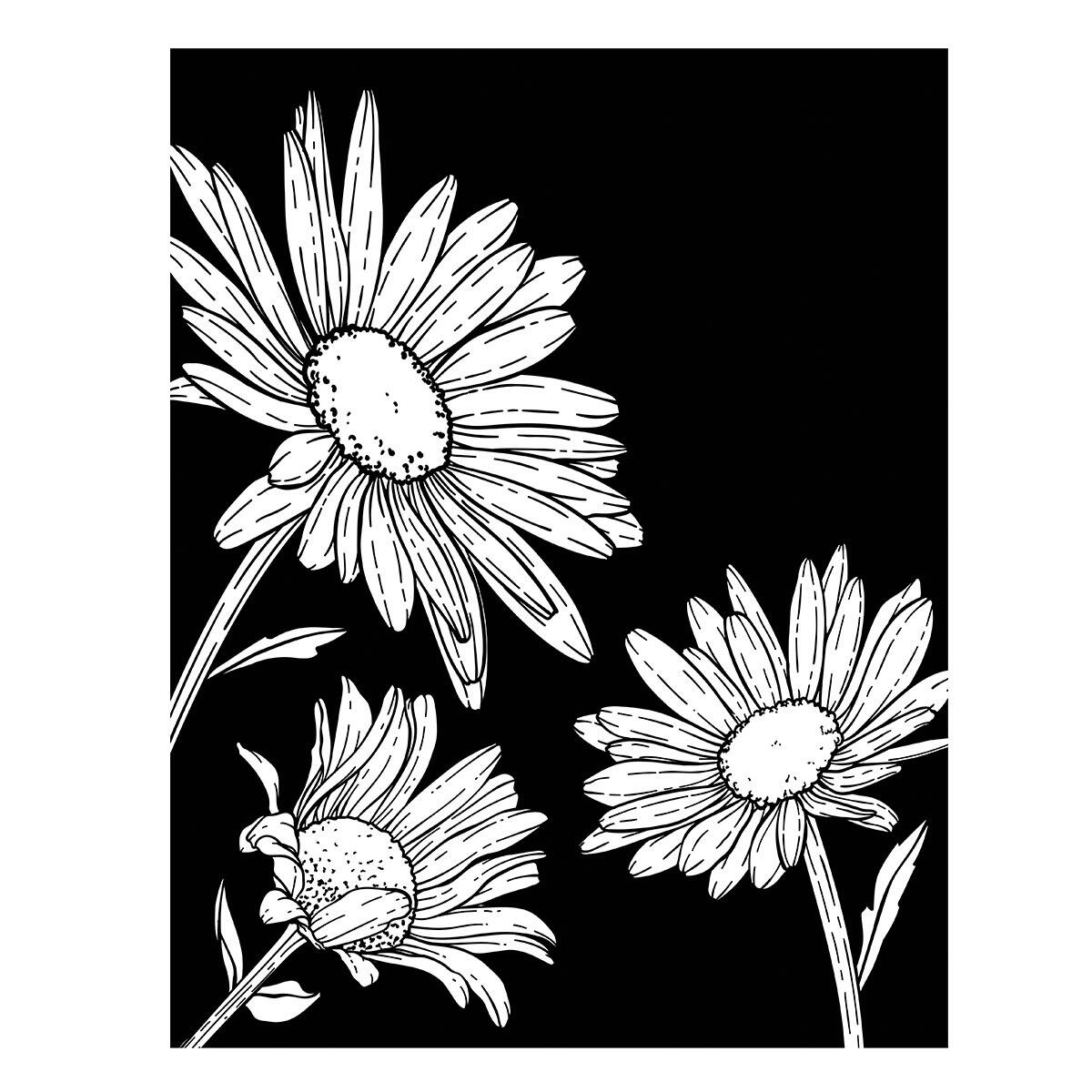 Spellbinders Daisy Trio Press Plates from the Yana's Daisies Collection by Yana Smakula