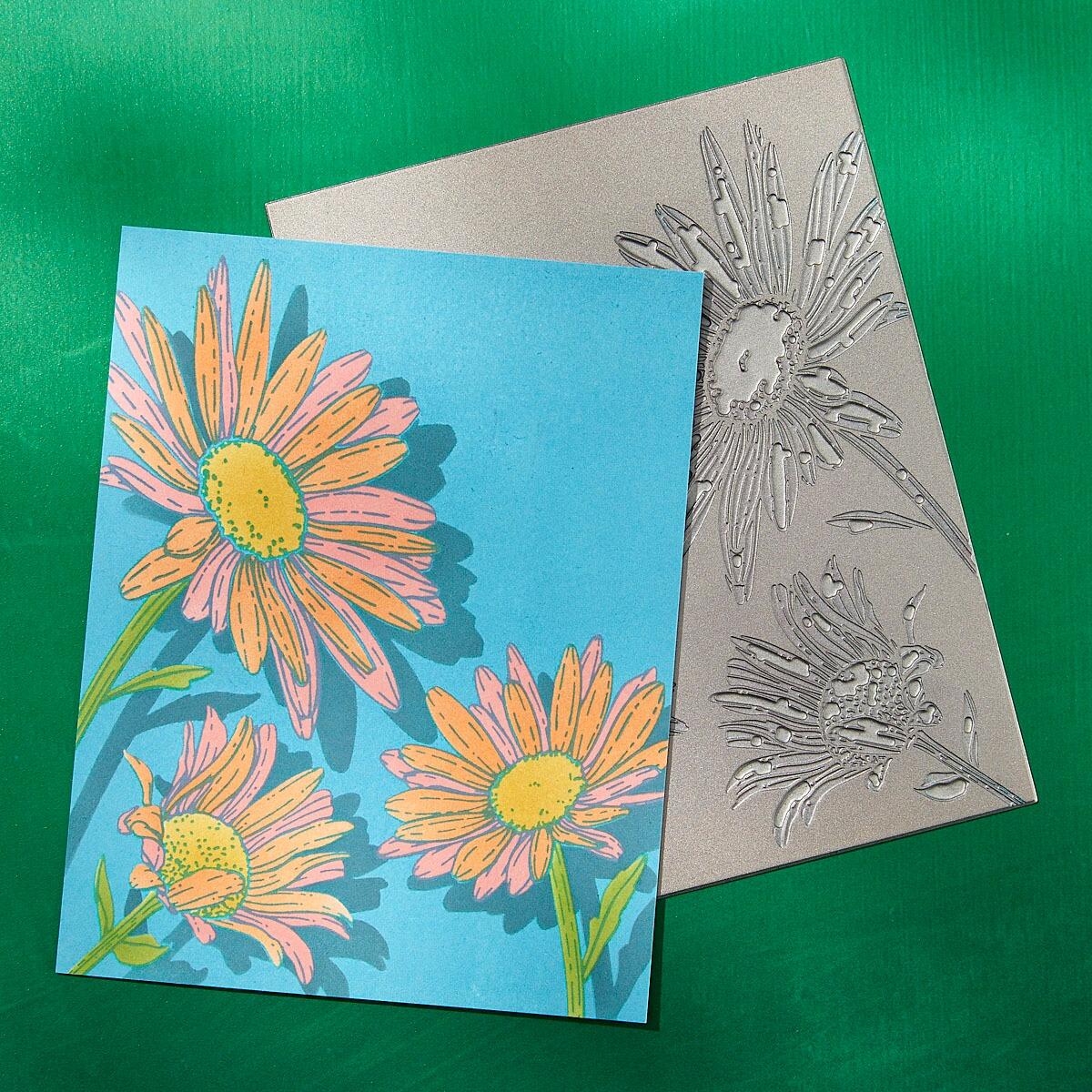 Spellbinders Daisy Trio Press Plates from the Yana's Daisies Collection by Yana Smakula