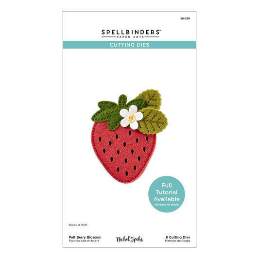Spellbinders Felt Berry Blossom Etched Dies from the Summer Felt Stitch & Create Collection by Nichol Spohr -  Spellbinders - 1
