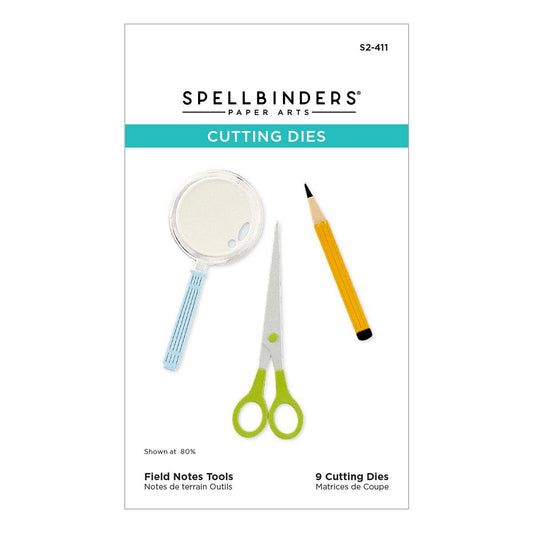 Spellbinders Field Notes Tools Etched Dies from the Field Notes Collection