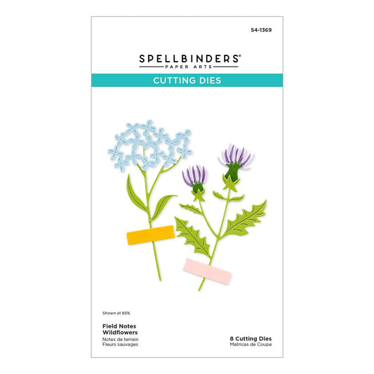Spellbinders Field Notes Wildflowers Etched Dies from the Field Notes Collection