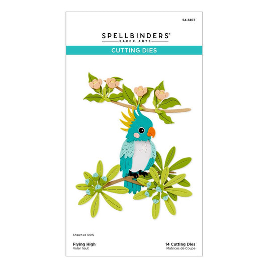 Spellbinders Flying High Etched Dies from the Cheerful Chirps Collection -  Spellbinders - 1