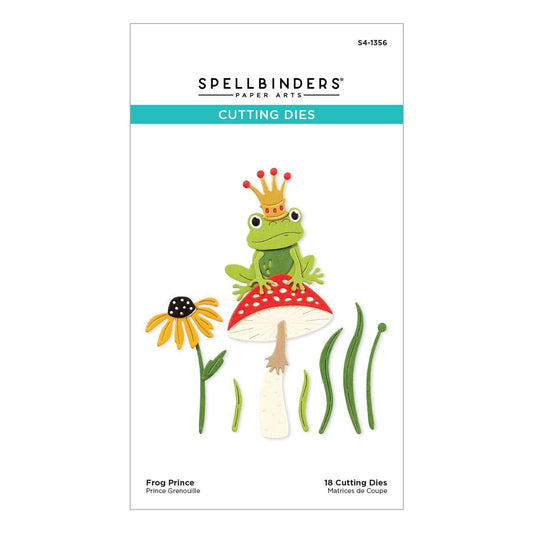 Spellbinders Frog Prince Etched Dies from the Jump for Joy Collection
