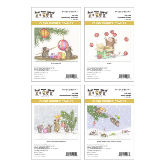 Spellbinders House-Mouse Tree-mendous Christmas Collector Bundle