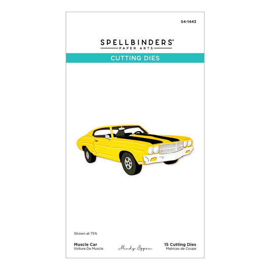 Spellbinders Muscle Car Etched Dies from the Classic Road Legends Collection by Mindy Eggen