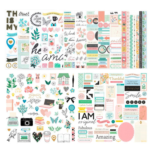 Spellbinders Rosie's Studio Hello It's Me! Embellishment Bundle