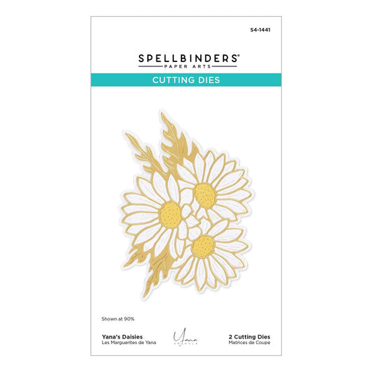 Spellbinders Yana's Daisies Etched Dies from the Yana's Daisies Collection by Yana Smakula