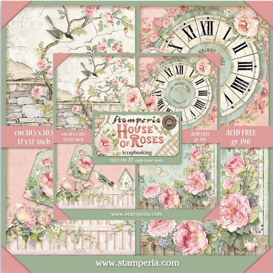 Stamperia House of Roses Memory book kit (1)