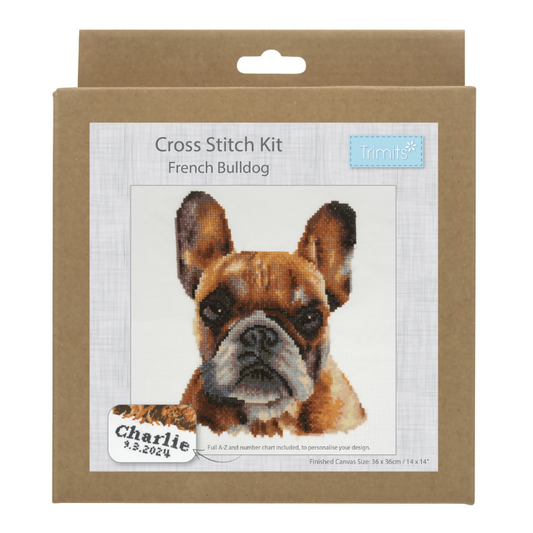 Trimits Bulldog Large Cross Stitch Kit