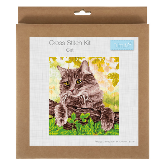 Trimits Cat Large Cross Stitch Kit