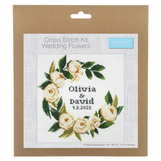 Trimits Celebration Wreath Large Cross Stitch Kit