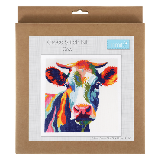 Trimits Cow Large Cross Stitch Kit