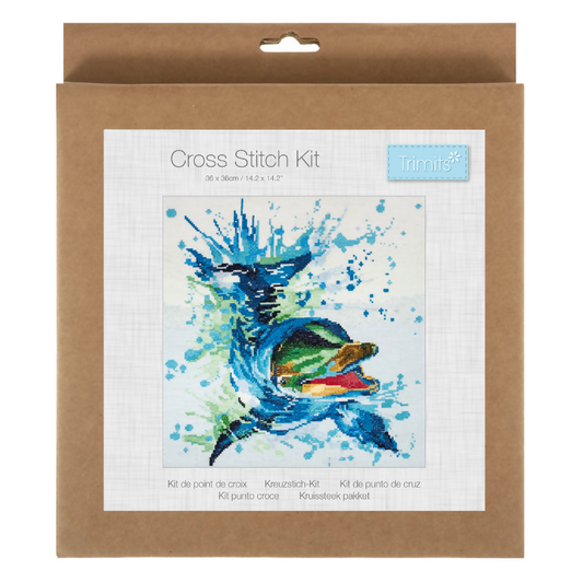 Trimits Dolphin Large Cross Stitch Kit