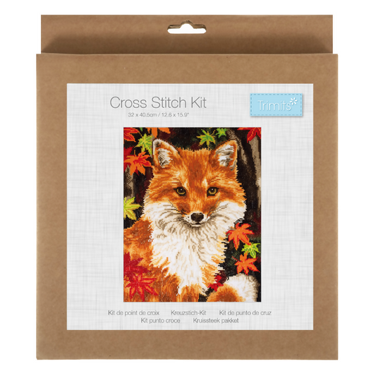Trimits Fox Large Cross Stitch Kit
