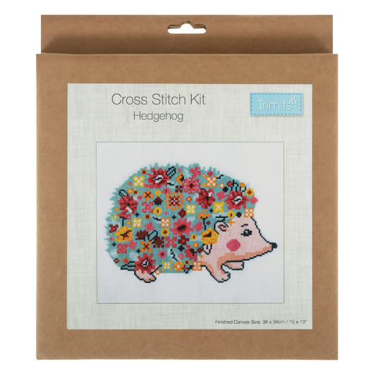 Trimits Hedgehog Large Cross Stitch Kit