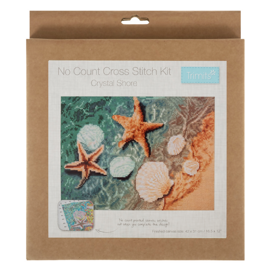Trimits Large Crystal Shore Cross Stitch Kit