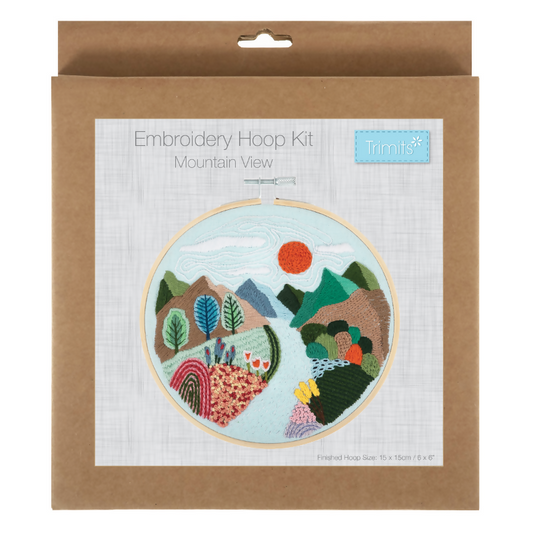 Trimits Mountain View Embroidery Hoop Kit