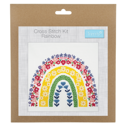 Trimits Rainbow Large Cross Stitch Kit