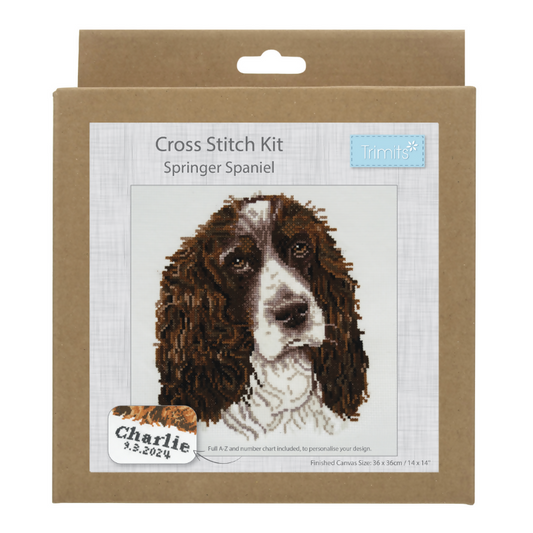 Trimits Springer Spaniel Large Cross Stitch Kit