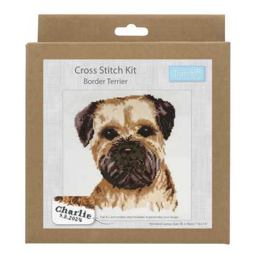Trimits Terrier Large Cross Stitch Kit
