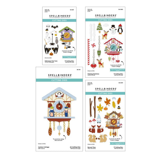 Spellbinders Cuckoo Cottage Die Bundle