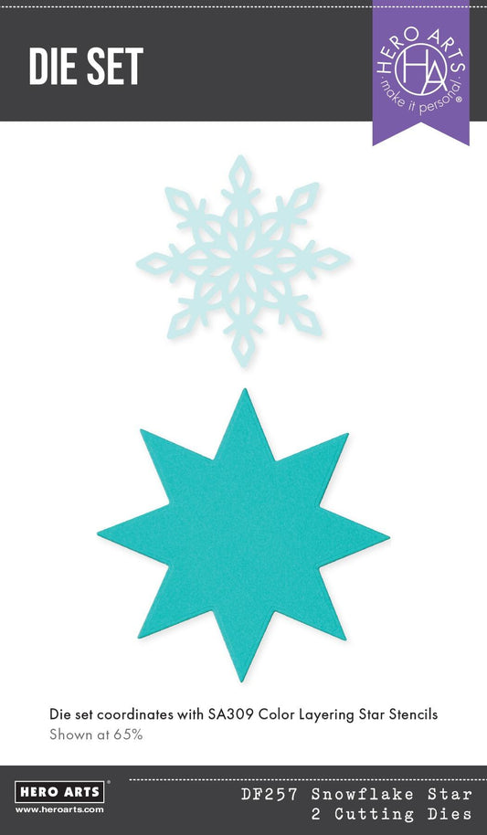 Hero Arts Snowflake Star Etched Dies from the Very Merry Collection