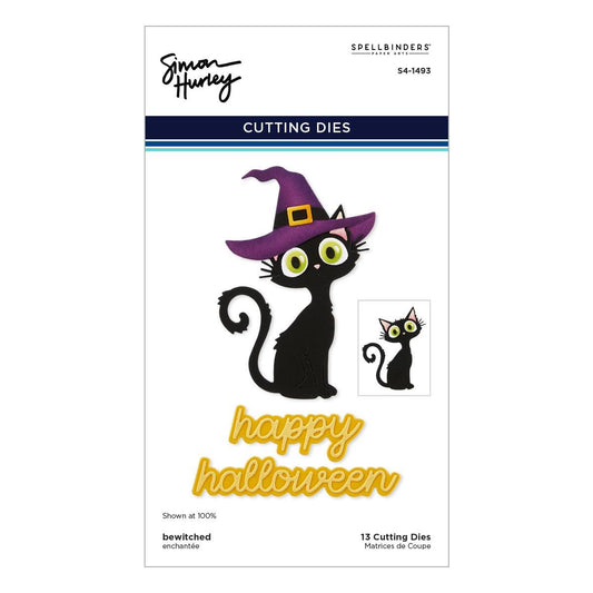 Spellbinders Bewitched Etched Dies from the Spooktacular Collection by Simon Hurley